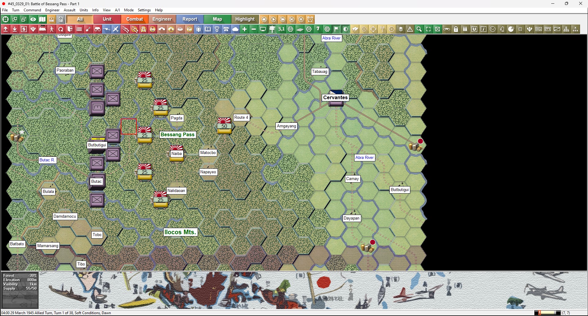 Battle Of Bessang in March